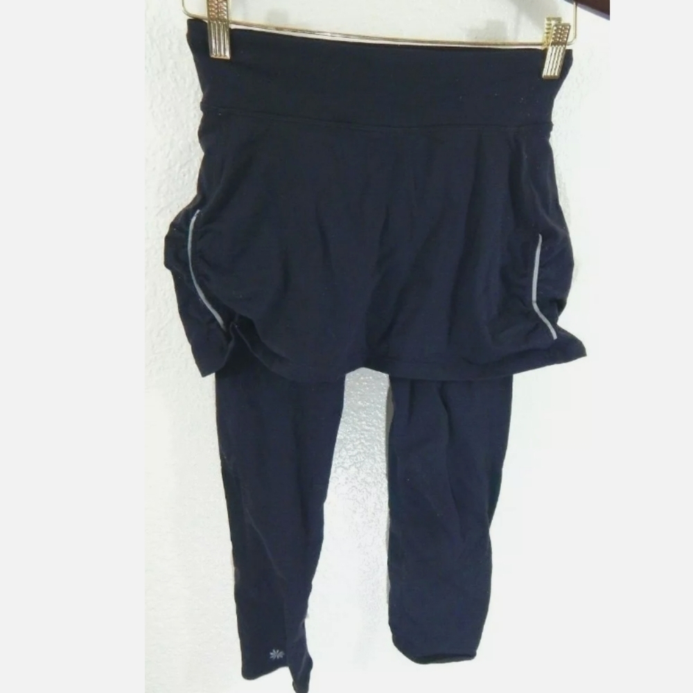 Athleta Contender 2-in-1 Skirted Capri Leggings